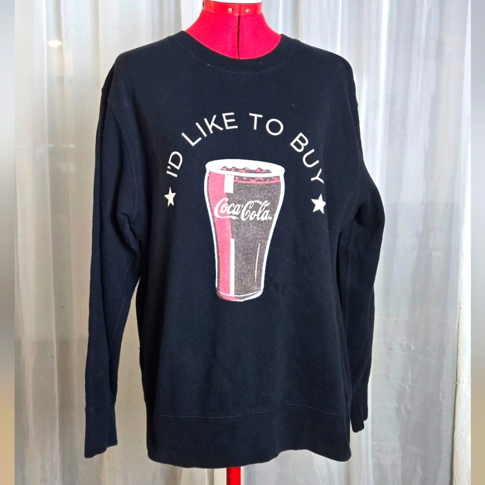 Coca Cola x Uniqlo Sweater | Men's Large | Vintage Black